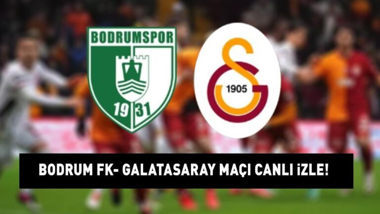 BEIN SPORTS 1 BODRUM FK – GALATASARAY MAÇINI CANLI İZLE | beIN Sports 1'deki Bodrum FK – Galatasaray maçının canlı yayını şifreli değil mi?