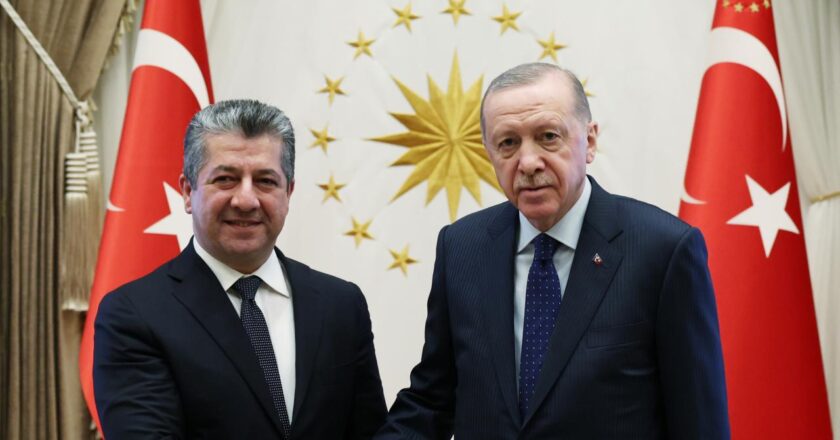 Cumhurbaşkanı Erdoğan, IKBY Başbakanı Barzani'yi kabul etti