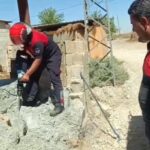 Şanlıurfa’da betonun altında mahsur kalan 2 kedi kurtarıldı