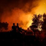 Bayramiç’teki orman yangınına müdahale 2. gününde sürüyor