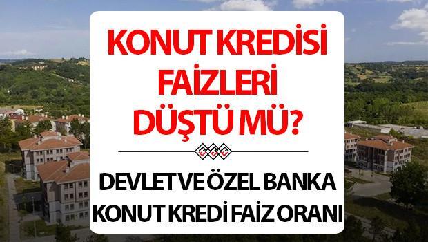 KONUT KREDİSİ FAİZ ORANLARI DÜŞTÜ MÜ 2025? Ziraat Bankası, Halkbank ve diğer bankaların Ekim ayı 1 milyon TL konut kredisi faiz oranı kaç?