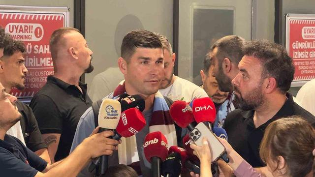 Trabzonspor’un yeni transferi Malinovskyi, Trabzon’da